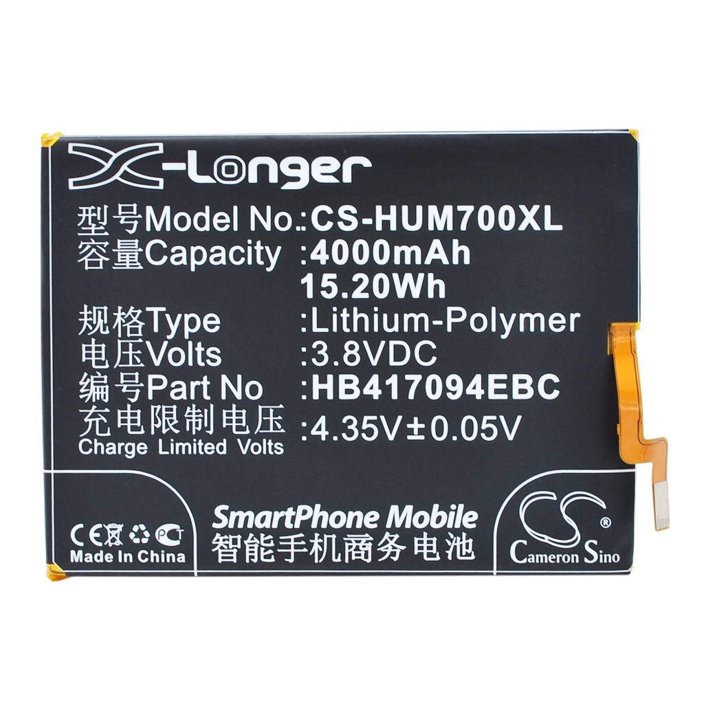 Batería del teléfono móvil Huawei CS-HUM700XL