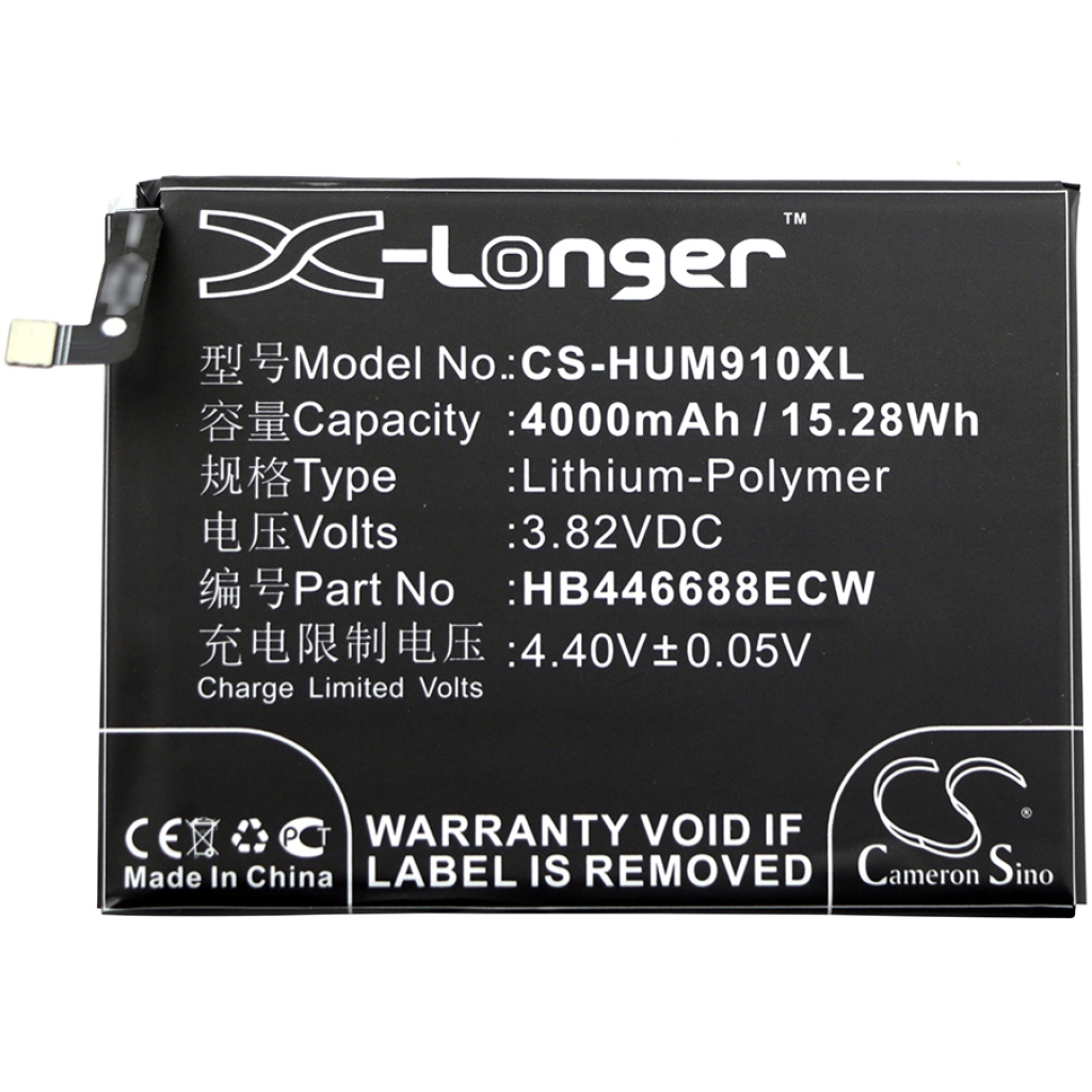 Batería del teléfono móvil Huawei CS-HUM910XL