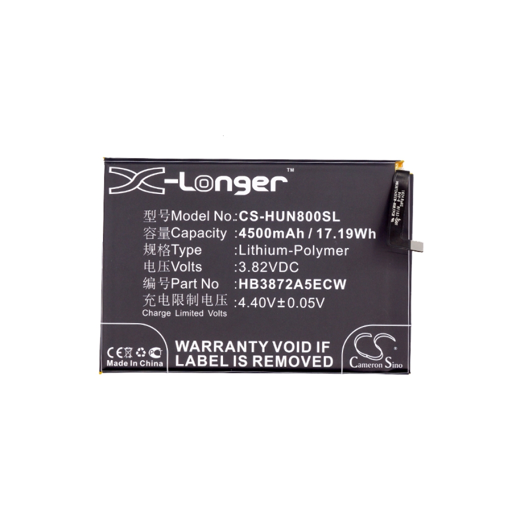 Batería del teléfono móvil Huawei CS-HUN800SL
