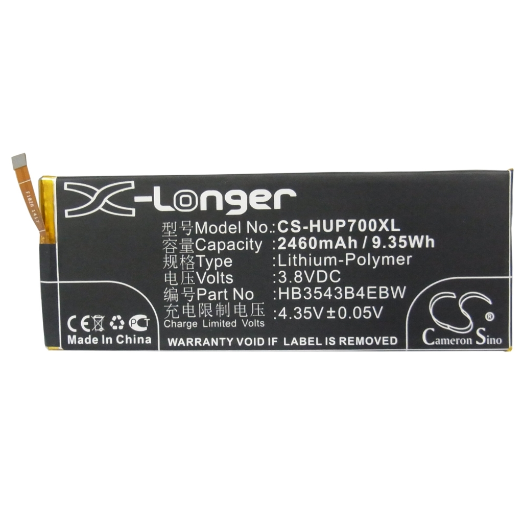 Batería del teléfono móvil Huawei CS-HUP700XL