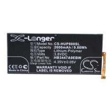 Reemplazo de batería compatible para Huawei HB3447A9EBC,HB3447A9EBW