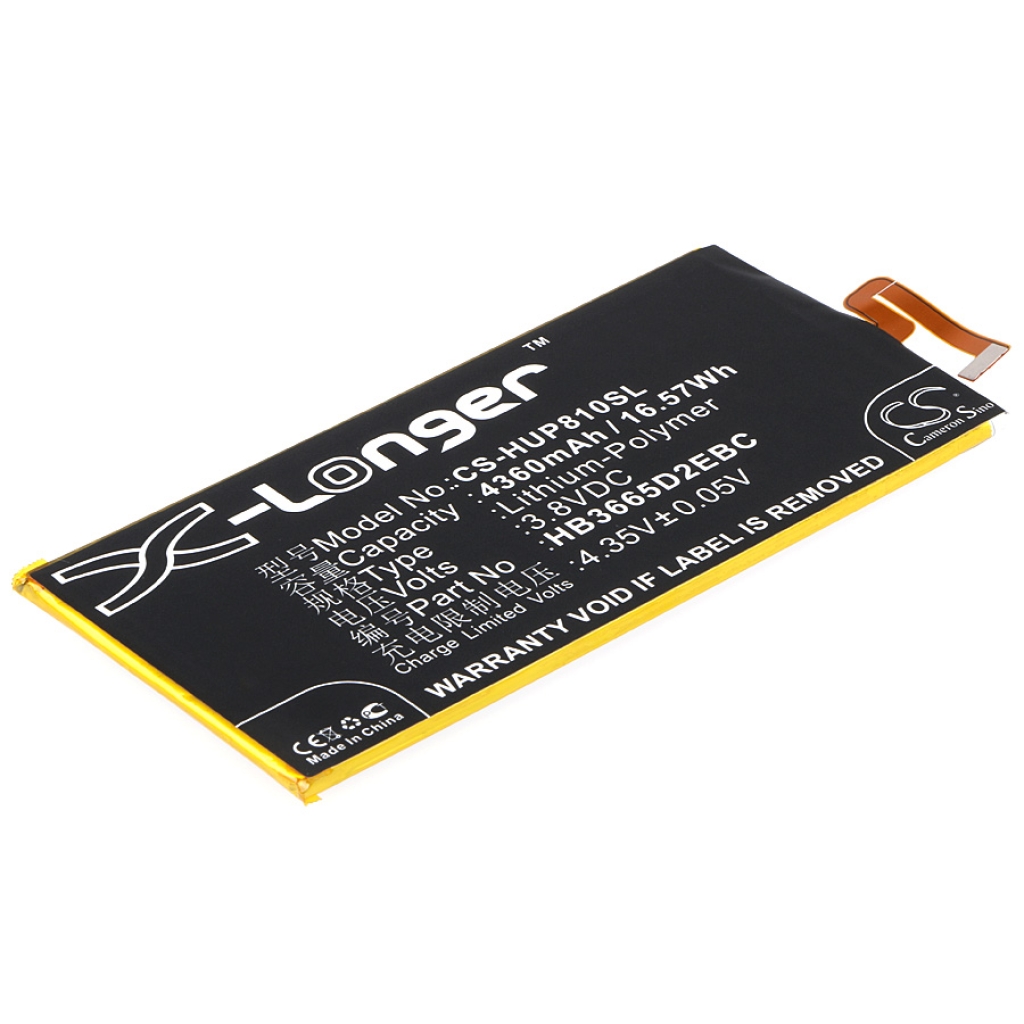 Batería del teléfono móvil Huawei CS-HUP810SL