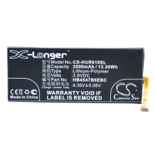 Reemplazo de batería compatible para Huawei HB4547B6EBC