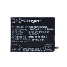 Reemplazo de batería compatible para Huawei HB396481EBC,HB396481EBW