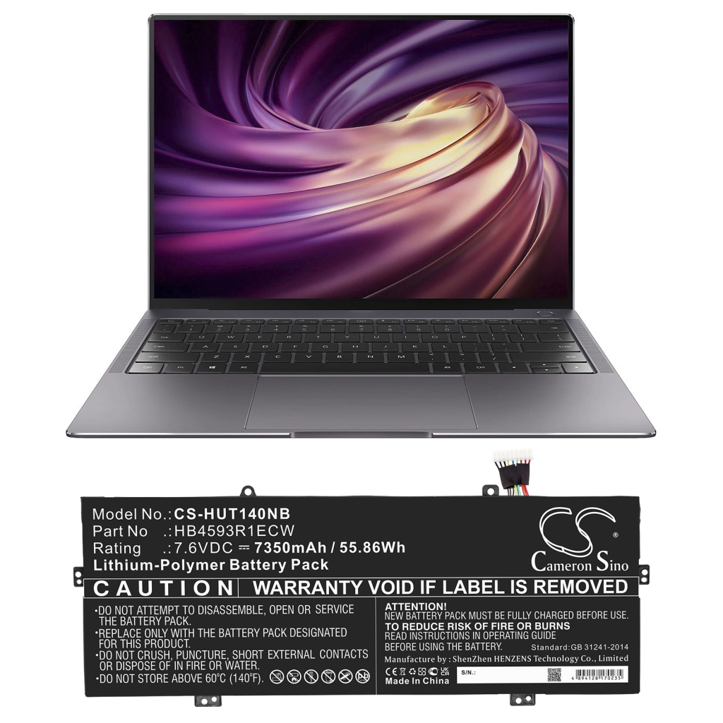 Batería para portátil Huawei MagicBook R5 2500U