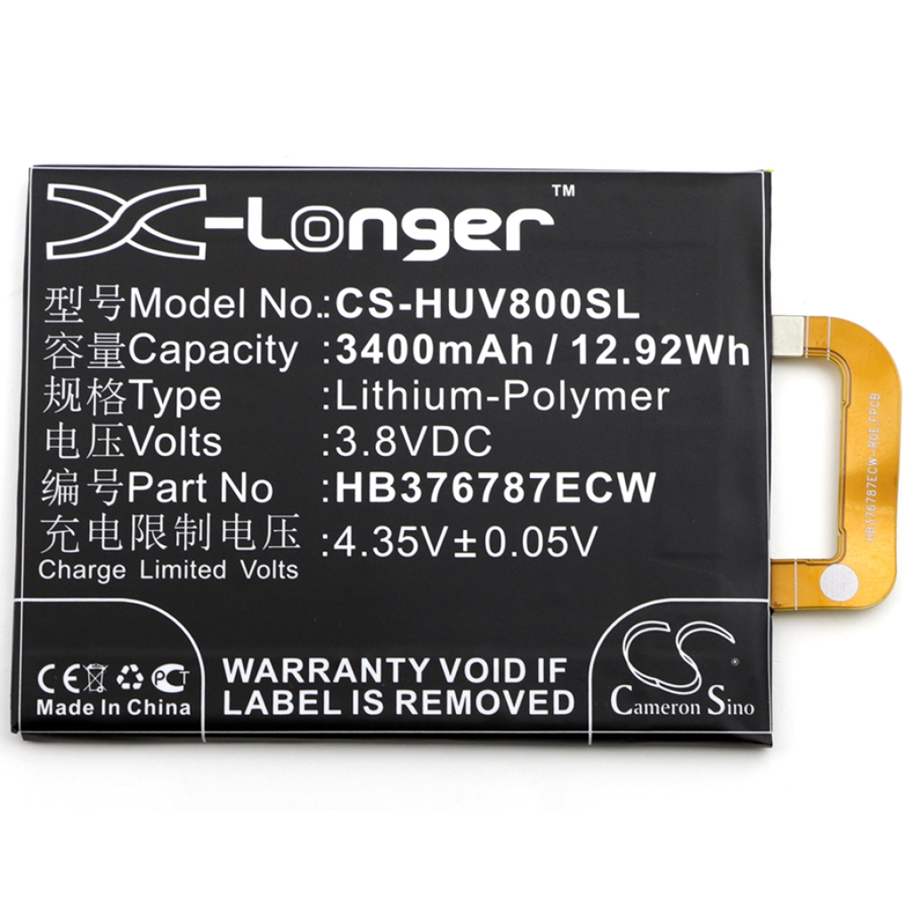 Batería del teléfono móvil Huawei CS-HUV800SL