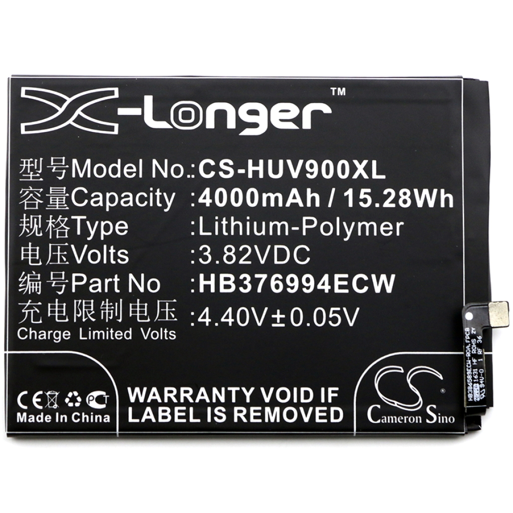 Batería del teléfono móvil Huawei CS-HUV900XL