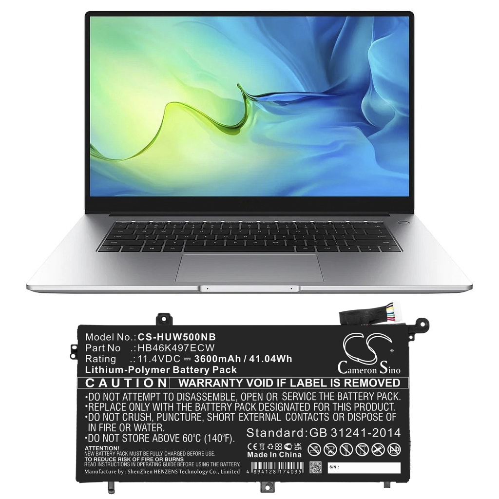 Batería para portátil Huawei MRC-W60