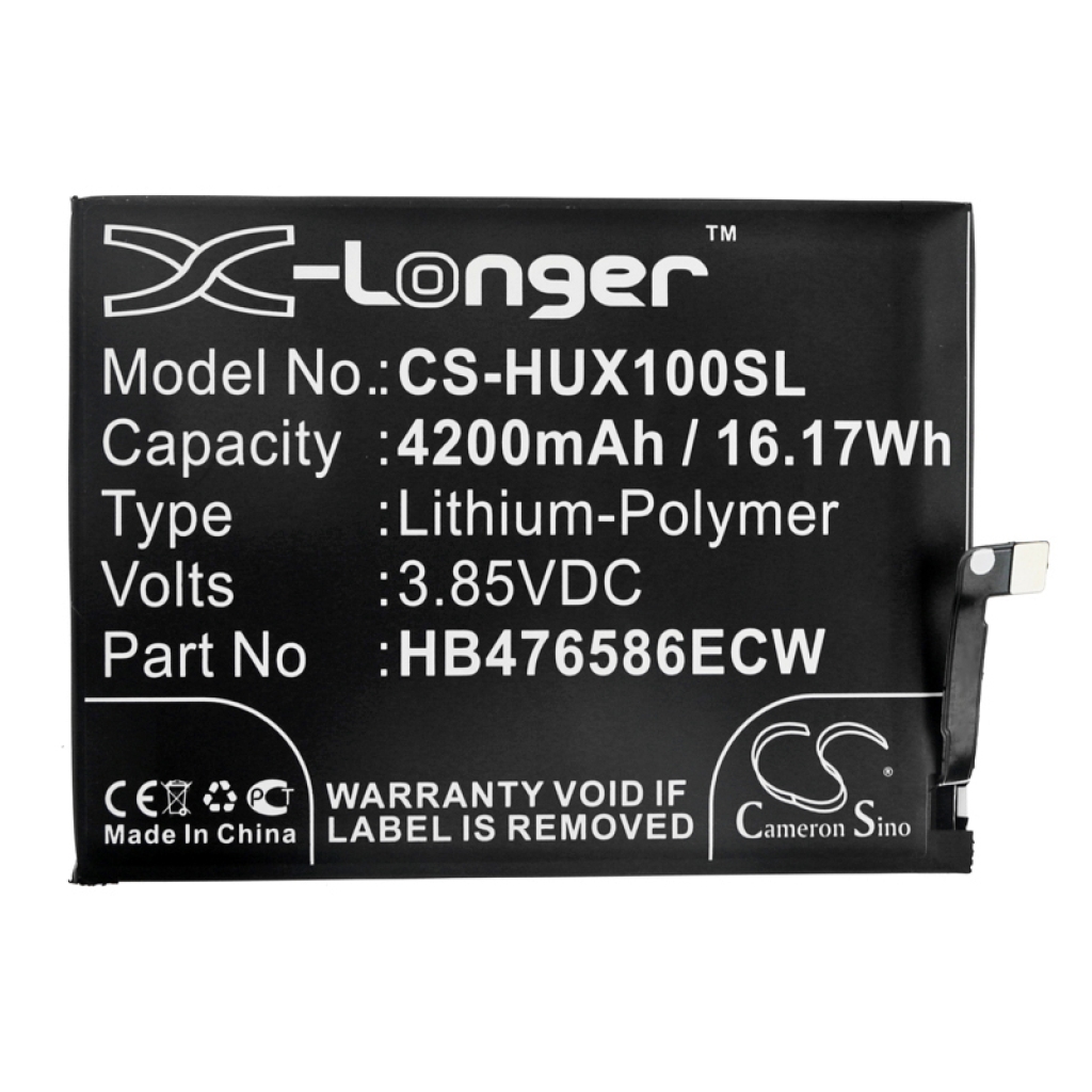 Batería del teléfono móvil Huawei CS-HUX100SL
