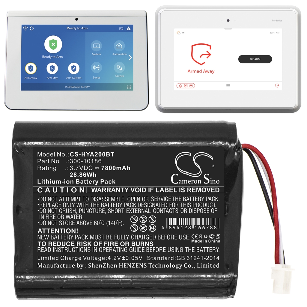 Batería de la cámara de seguridad del hogar Adt ADT7AIO