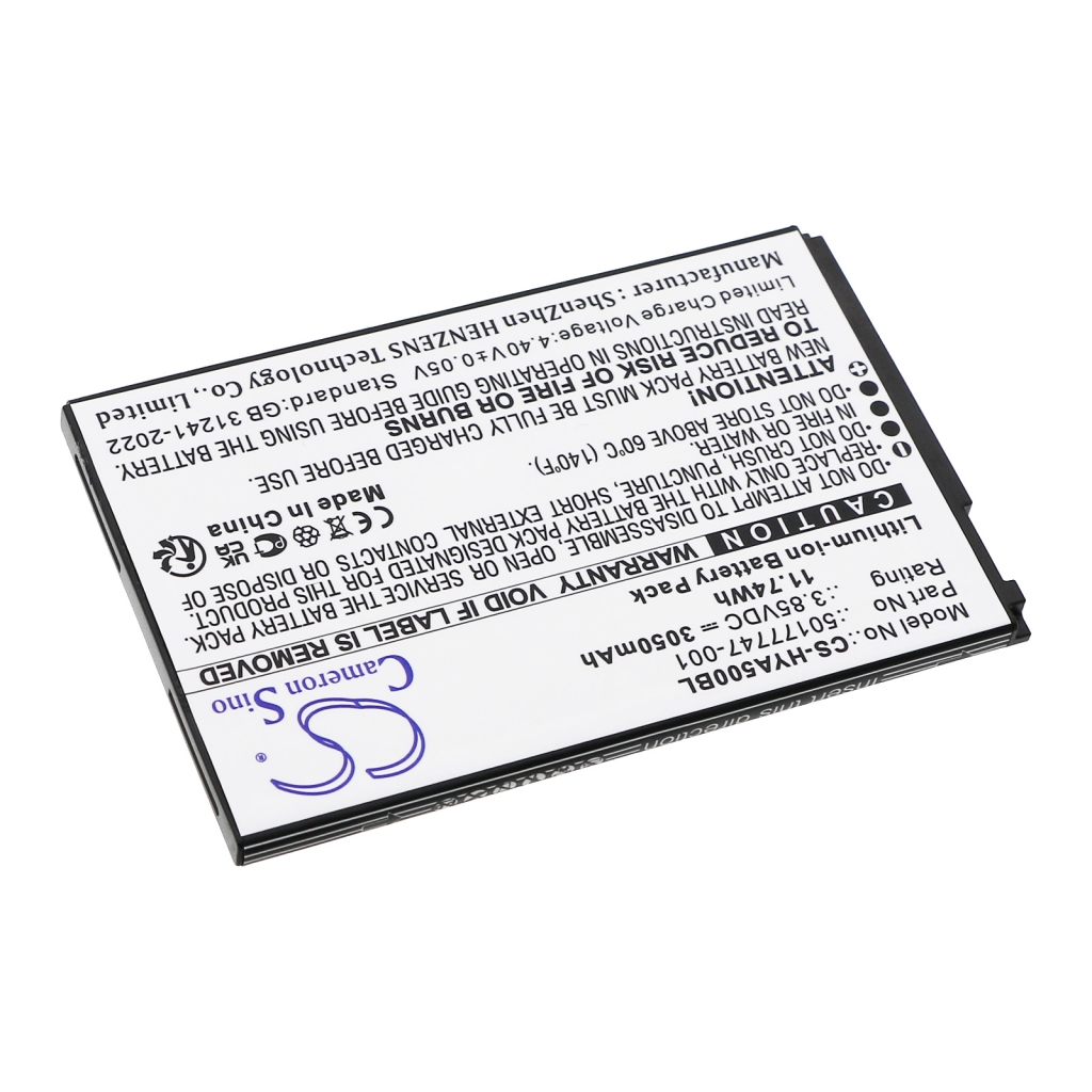 Batería de código de barras, escáner Honeywell CS-HYA500BL