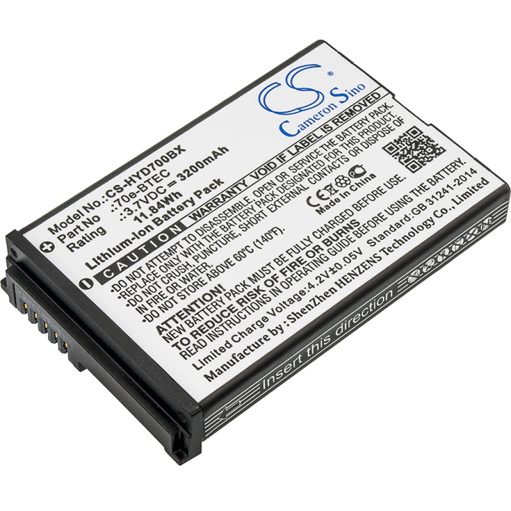 Batería de código de barras, escáner Dolphin 70e