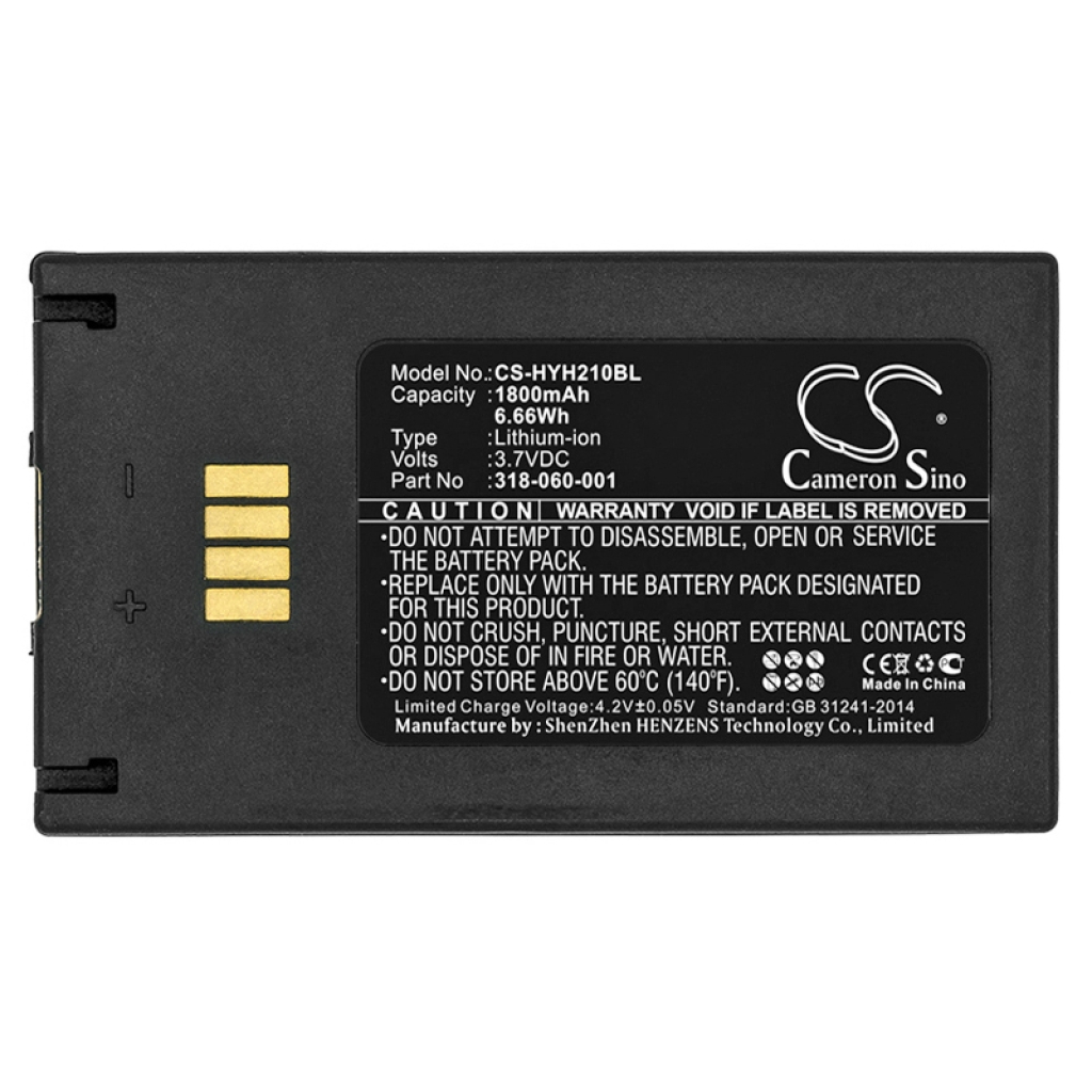 Batería de código de barras, escáner Honeywell CS-HYH210BL