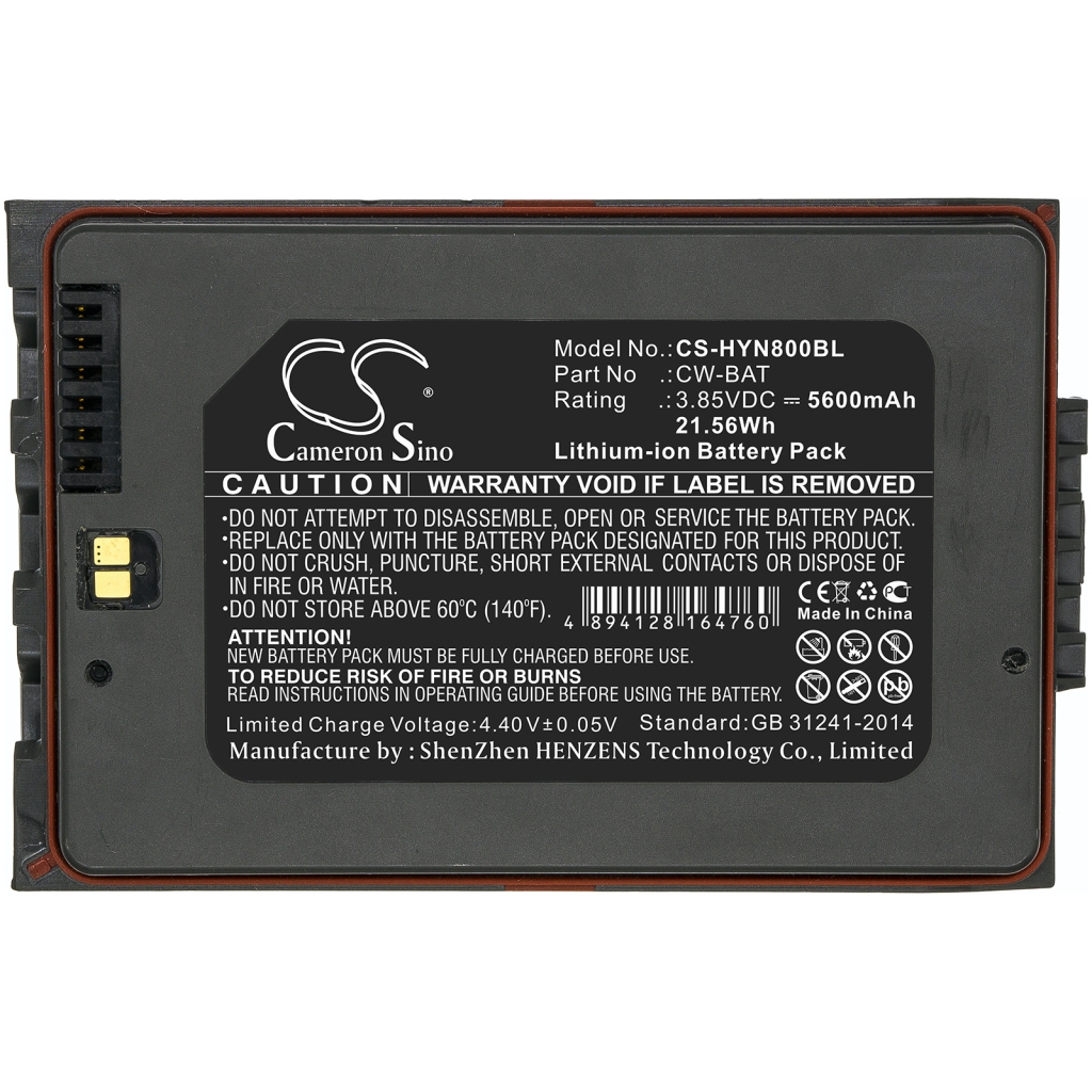 Batería de código de barras, escáner Honeywell CS-HYN800BL
