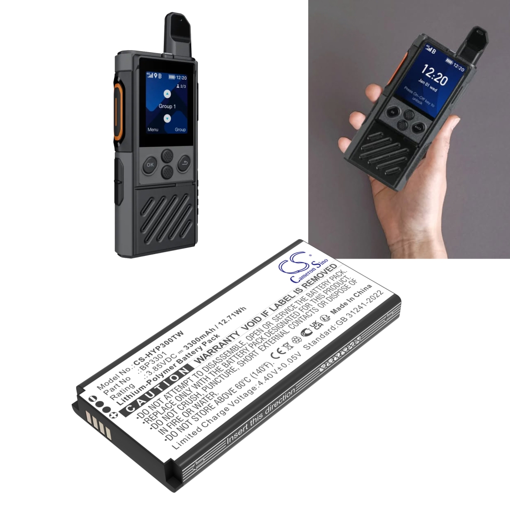Batería de radio de dos vías Hytera CS-HYP300TW