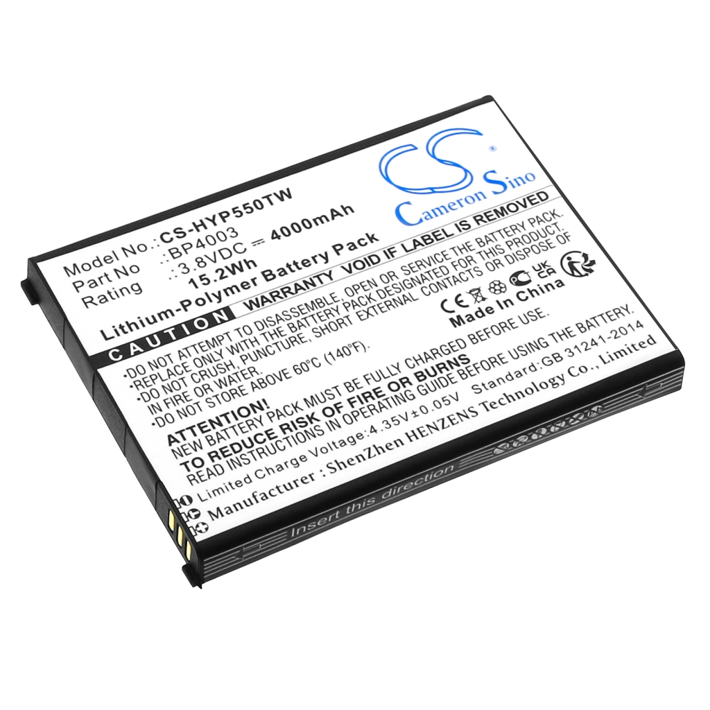 Batería de radio de dos vías Hytera CS-HYP550TW