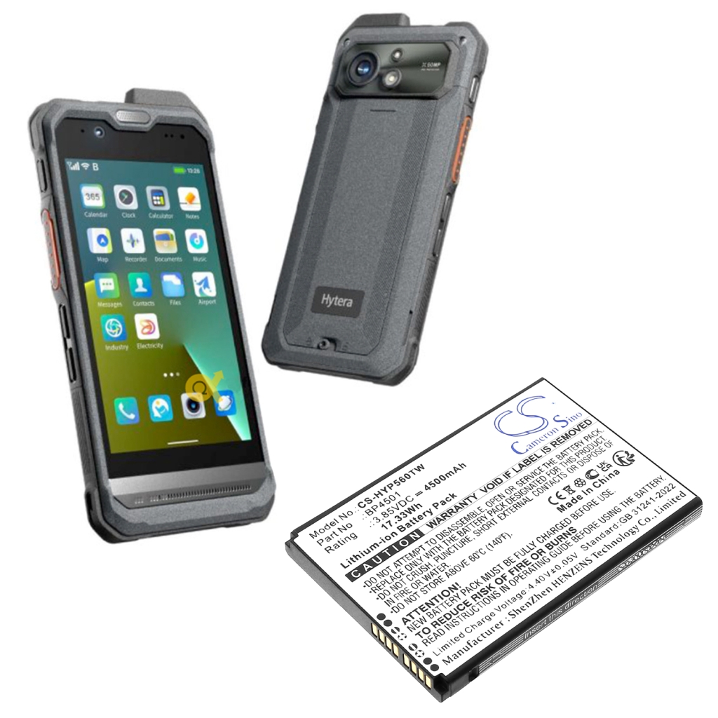 Batería de radio de dos vías Hytera CS-HYP560TW