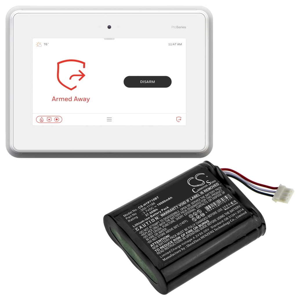 Batería de la cámara de seguridad del hogar Honeywell Pro A7 Plus
