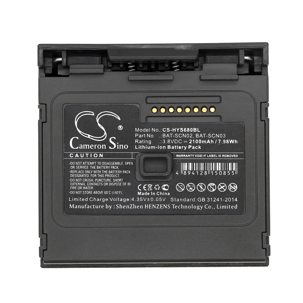 Batería de código de barras, escáner Honeywell CS-HYS680BL