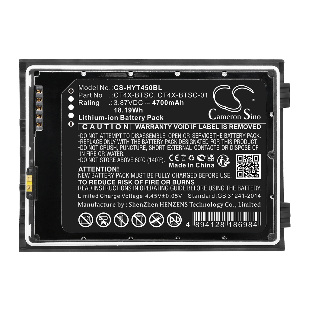 Batería de código de barras, escáner Honeywell CS-HYT450BL
