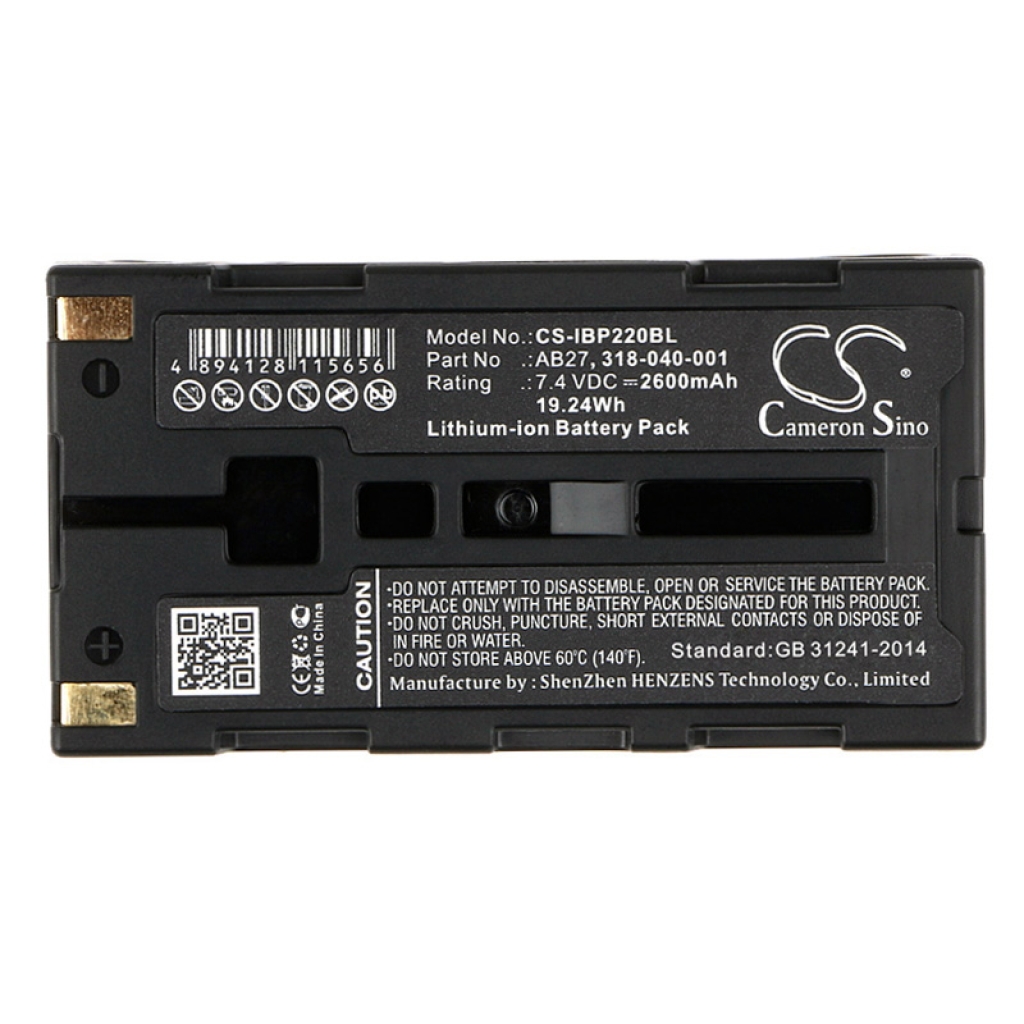 Batería de código de barras, escáner Intermec CS-IBP220BL