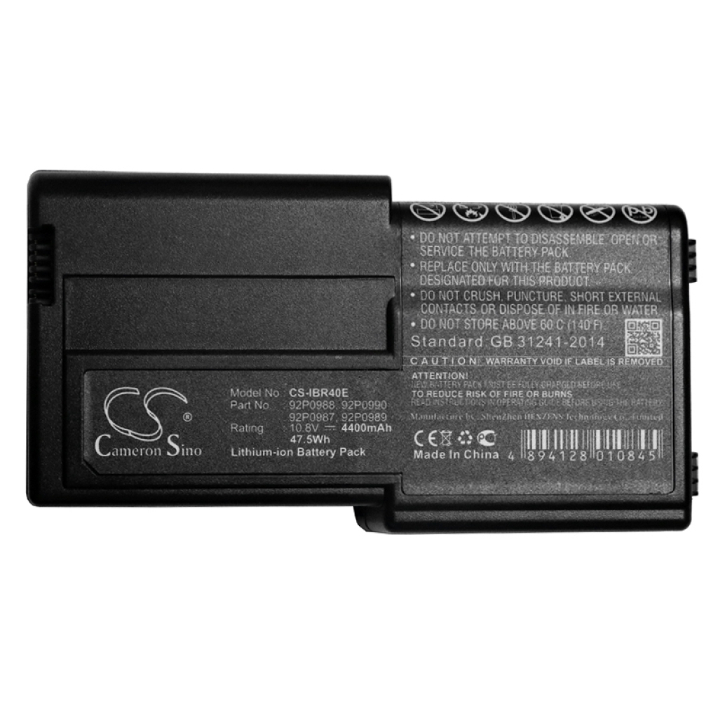 Batería para portátil IBM CS-IBR40E