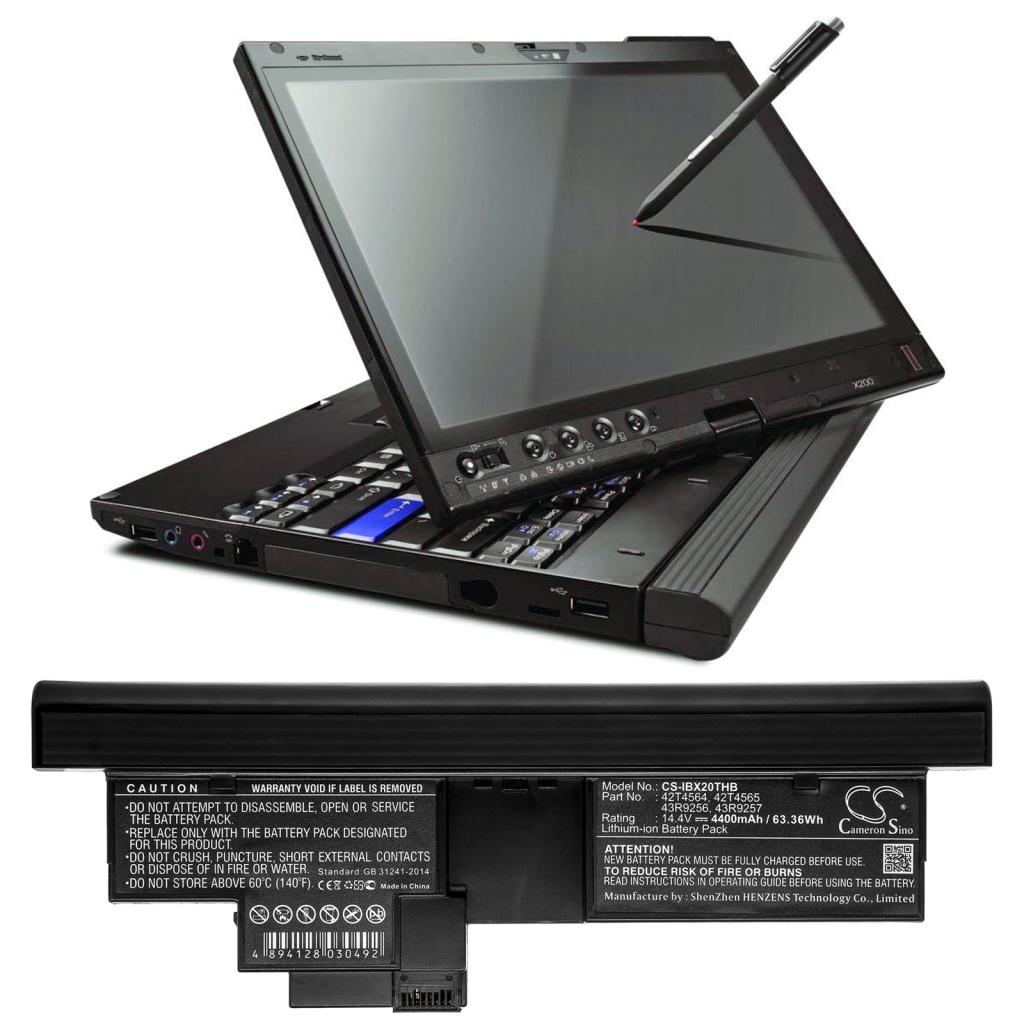 Batería para portátil Lenovo CS-IBX20THB