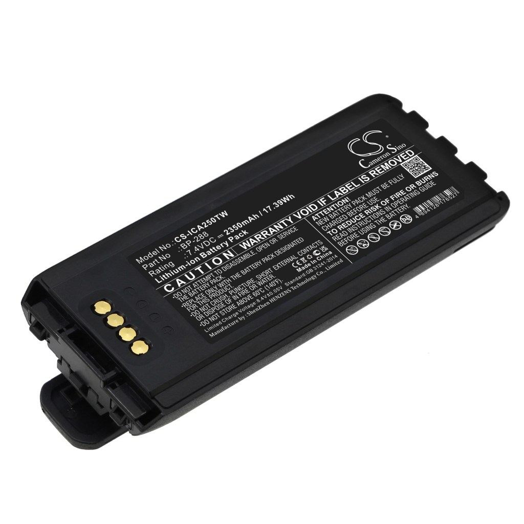 Batería de radio de dos vías Icom CS-ICA250TW