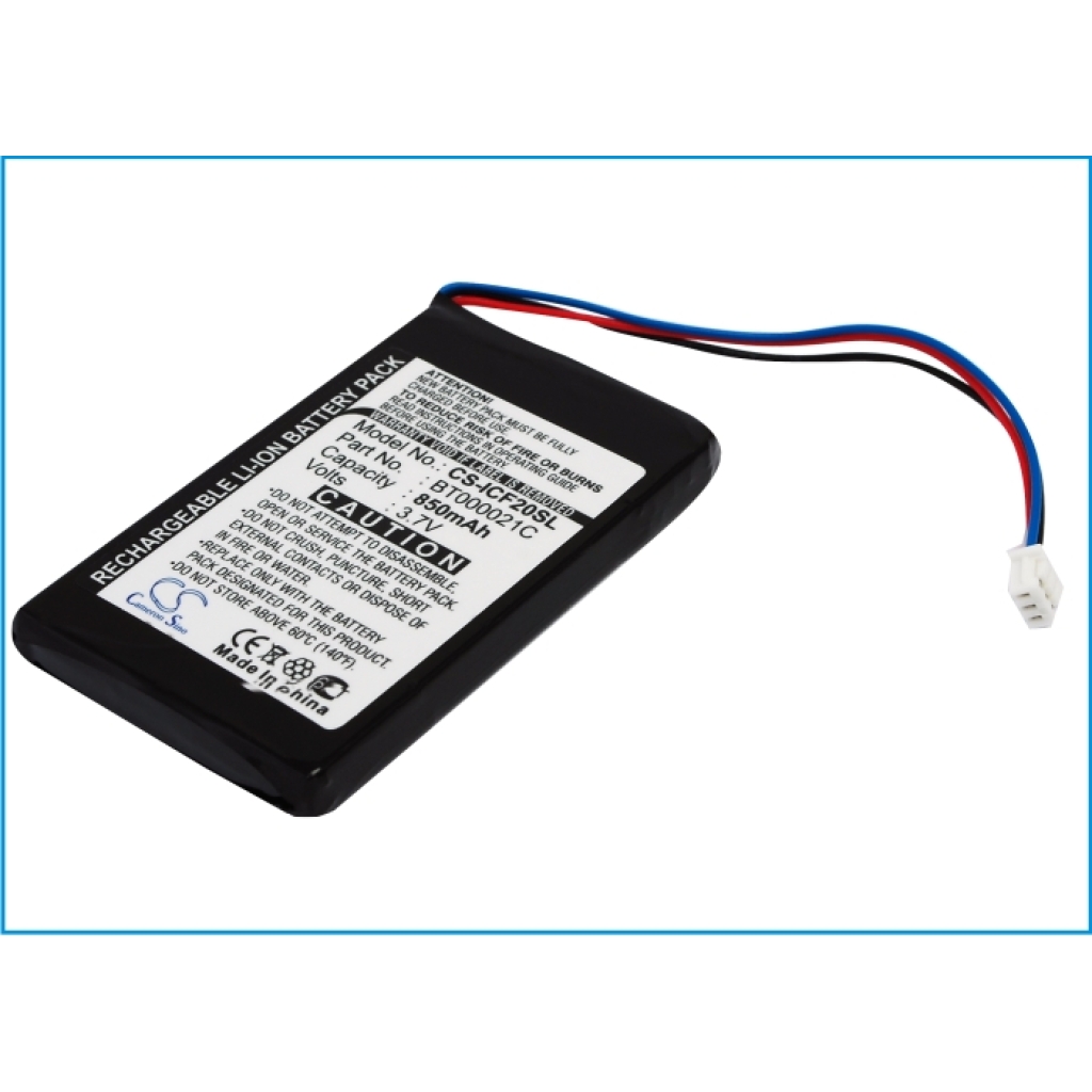 GPS, Batería del Navegador NAVMAN CS-ICF20SL