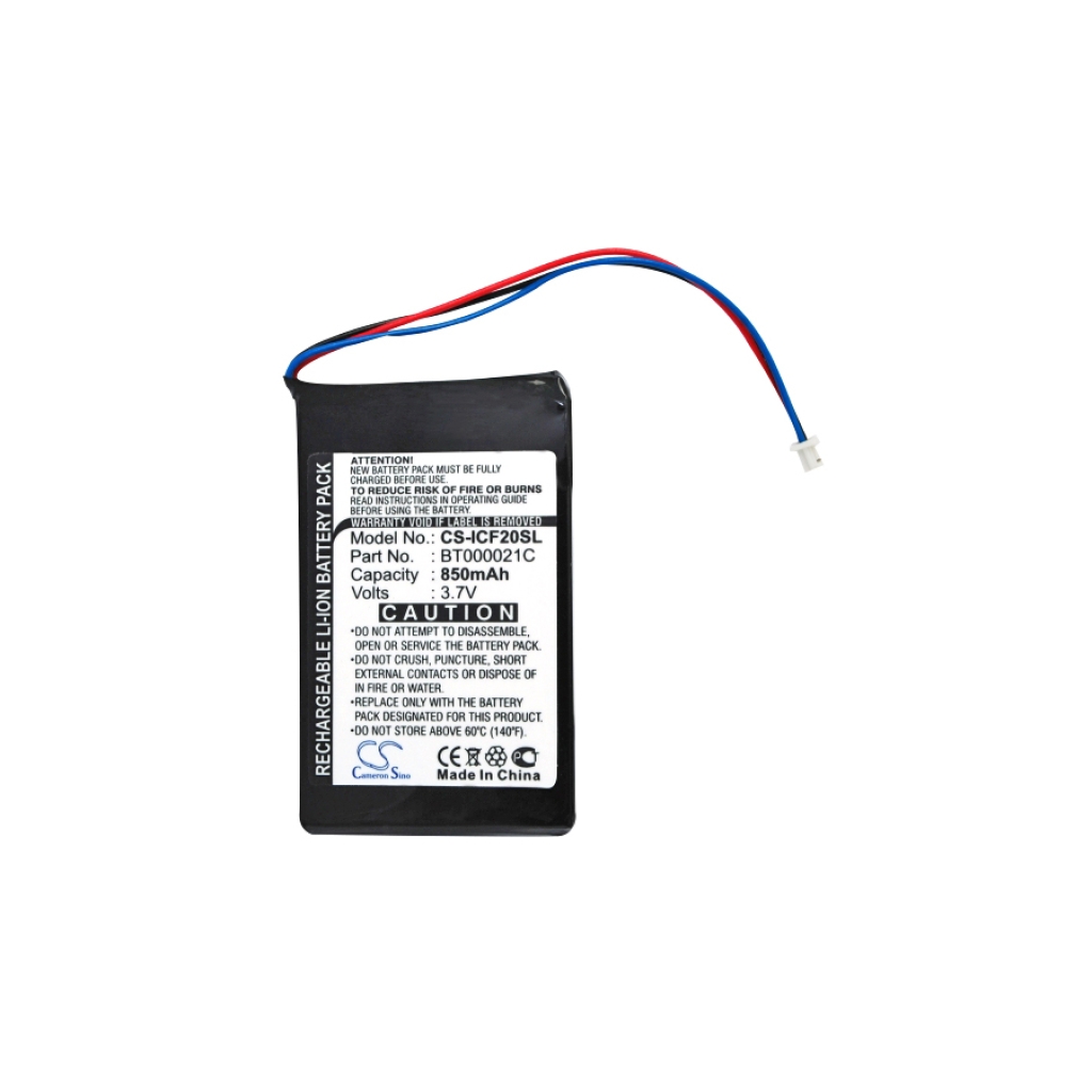 GPS, Batería del Navegador NAVMAN CS-ICF20SL