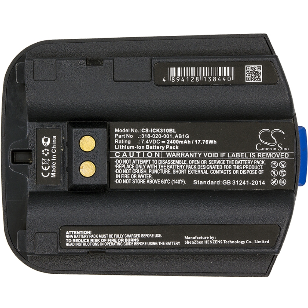Batería de código de barras, escáner Intermec CK31