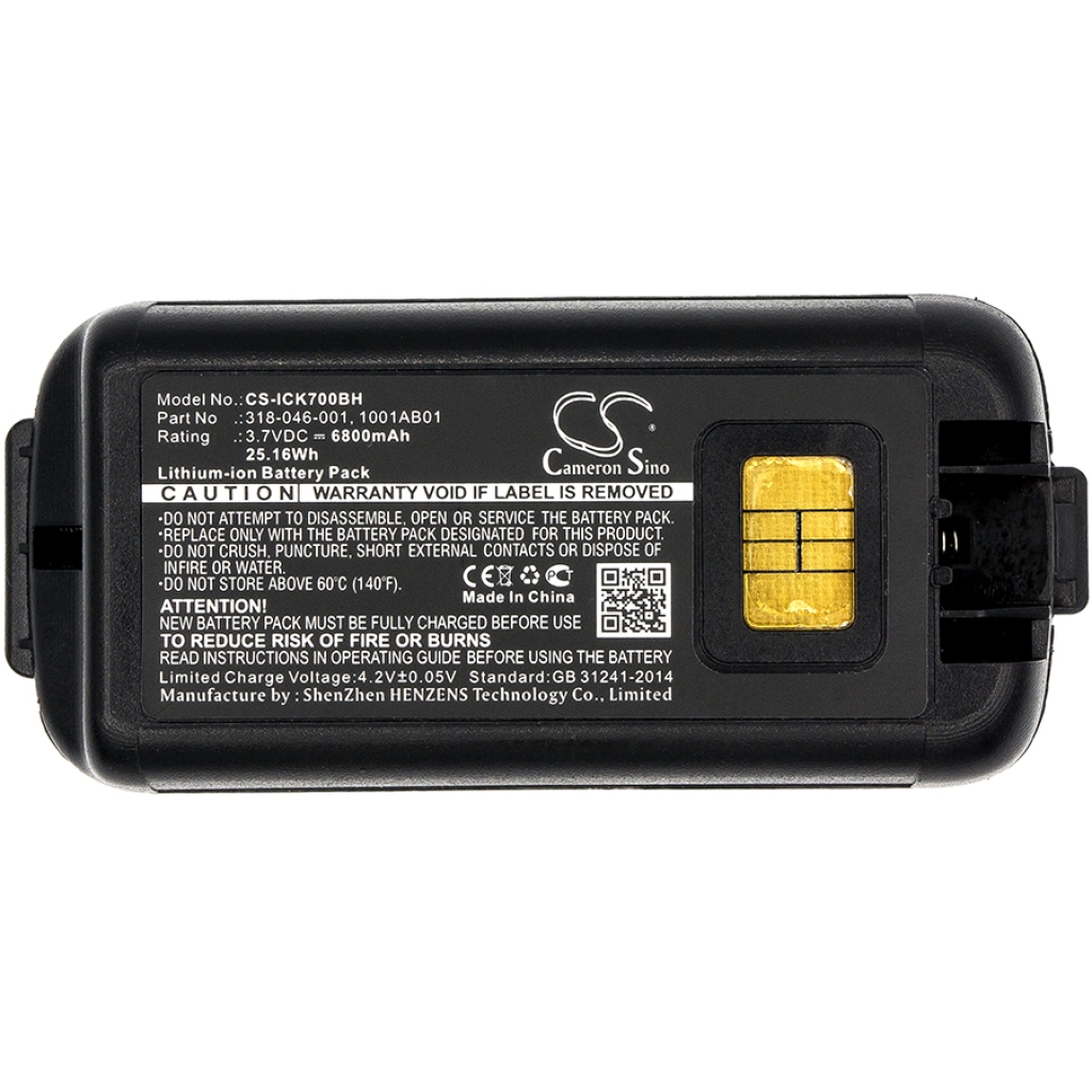 Batería de código de barras, escáner Intermec CK70