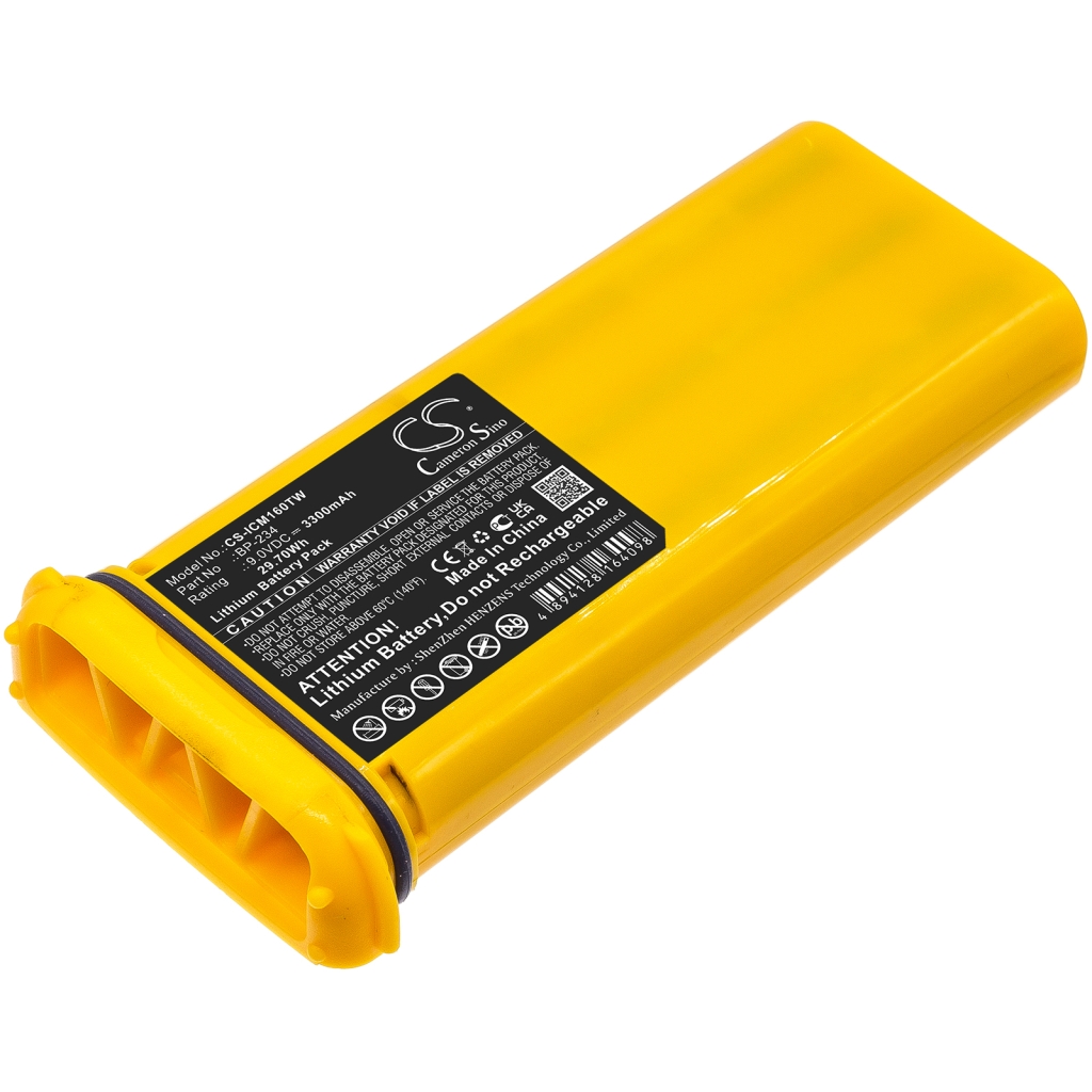 Batería de radio de dos vías Icom CS-ICM160TW