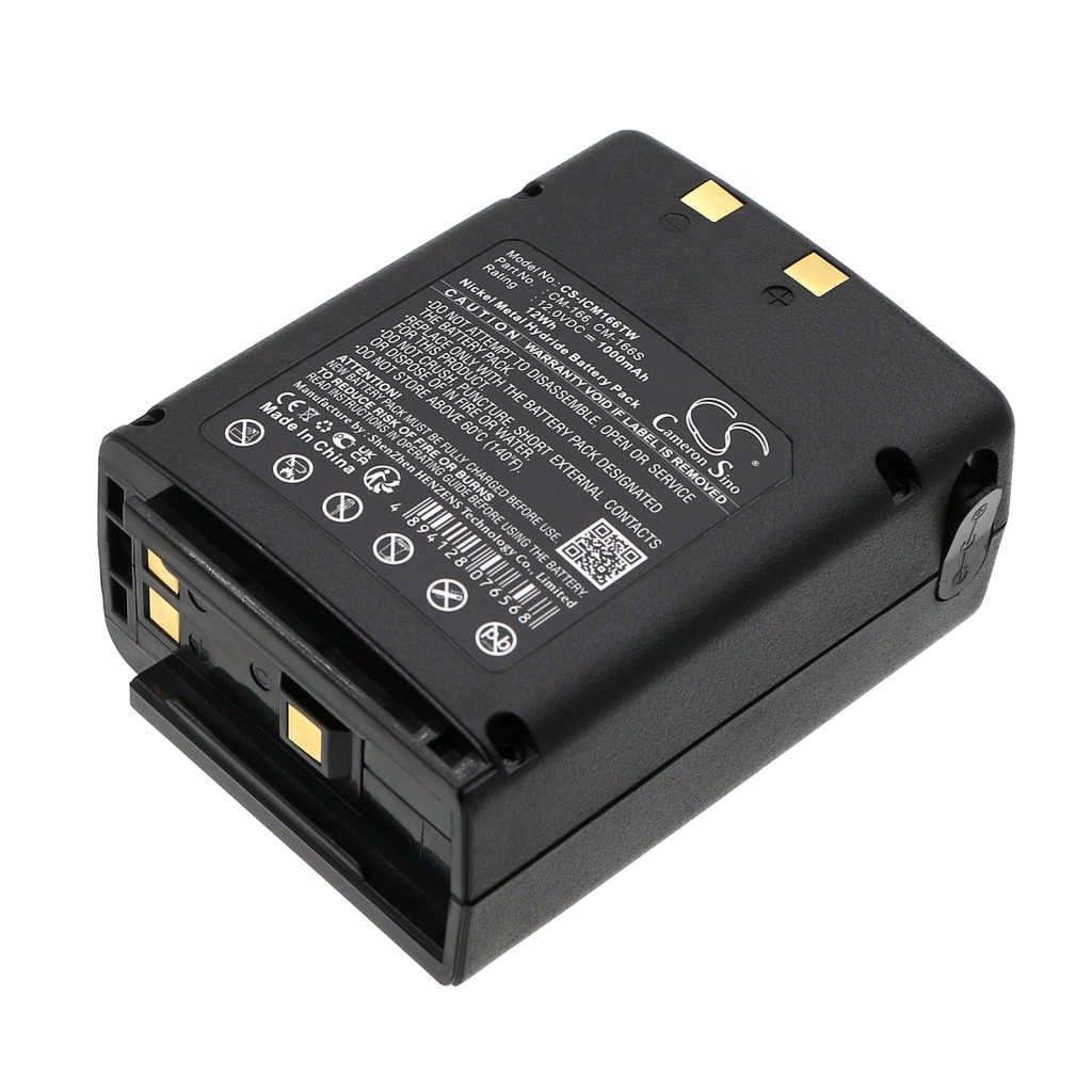 Batería de radio de dos vías Icom CS-ICM166TW