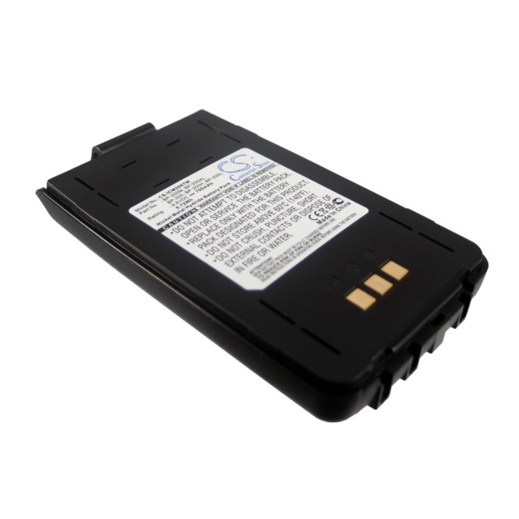 Batería de radio de dos vías Icom CS-ICM200TW