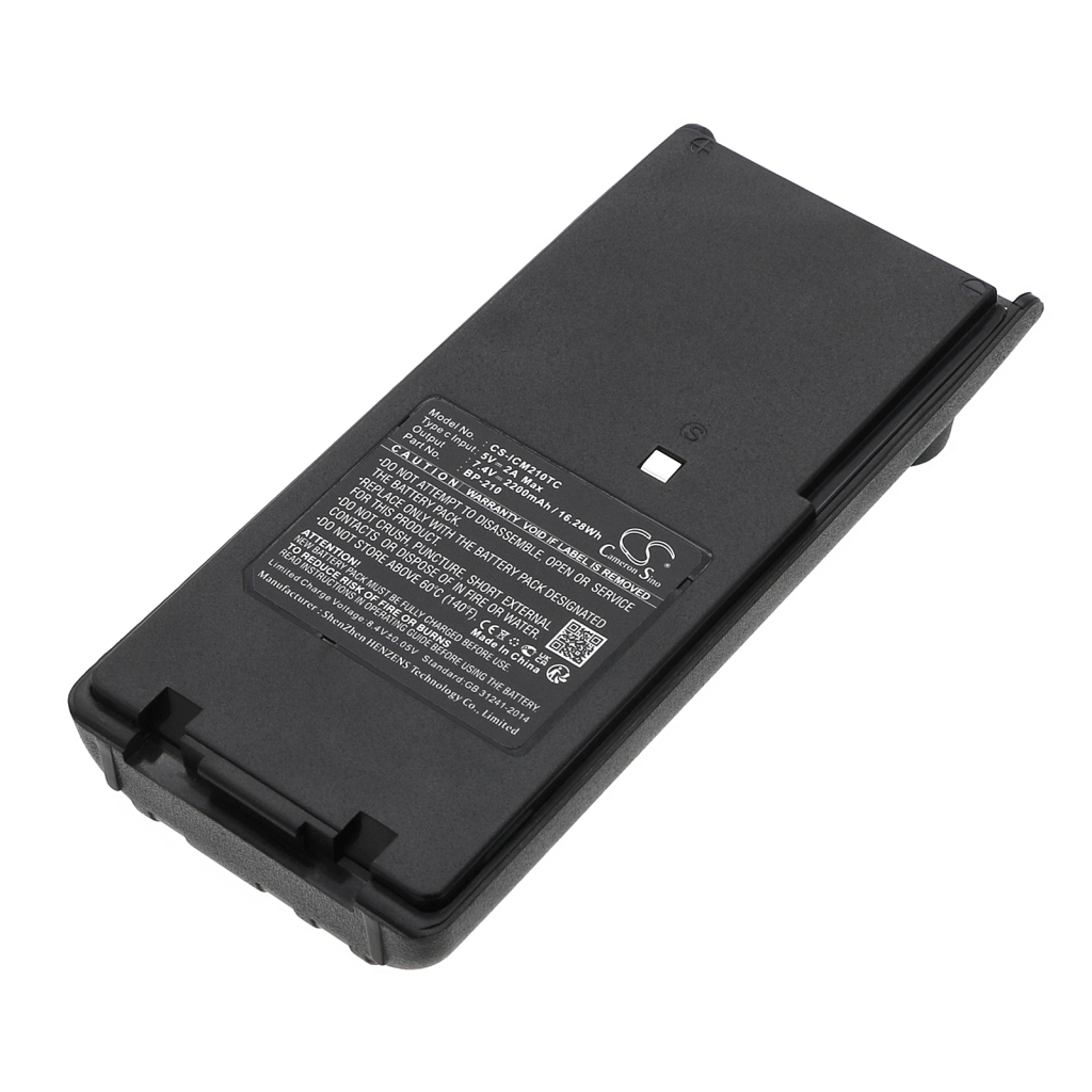Batería de radio de dos vías Icom CS-ICM210TC