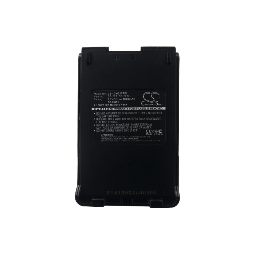 Batería de radio de dos vías Icom CS-ICM227TW