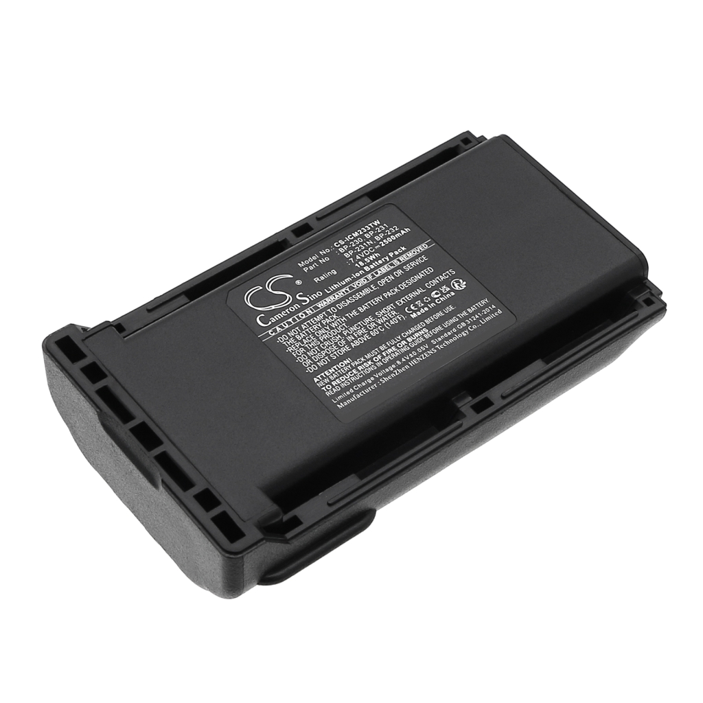 Batería de radio de dos vías Icom IC-F33GS