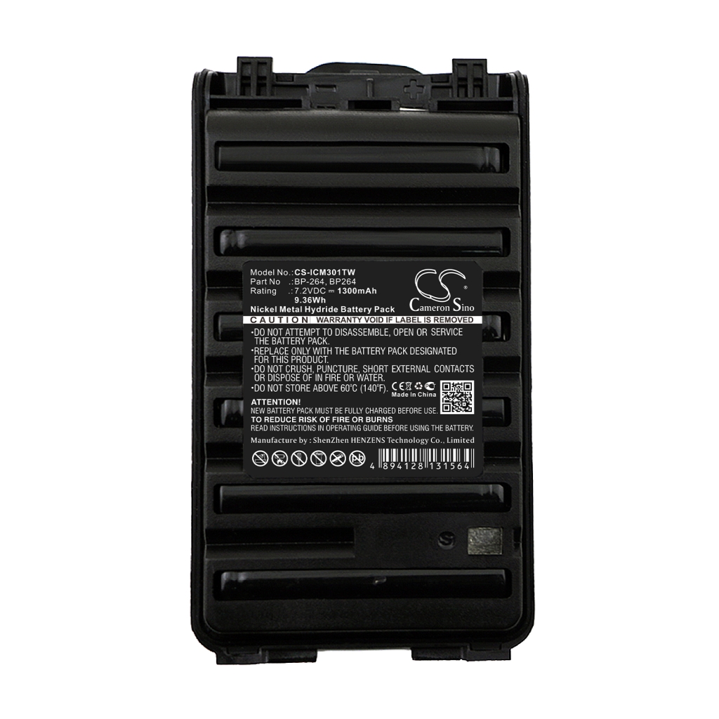 Batería de radio de dos vías Icom IC-F4003