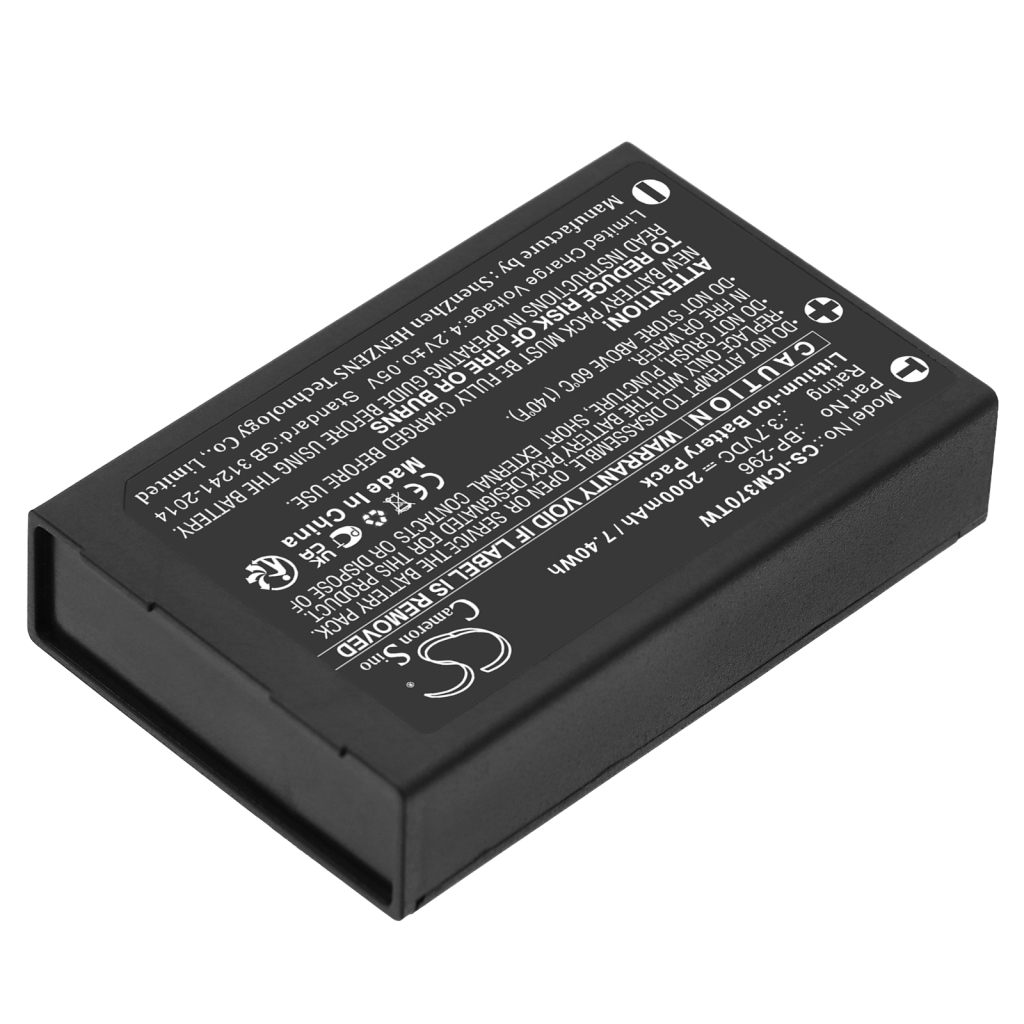 Batería de radio de dos vías Icom IC-M37