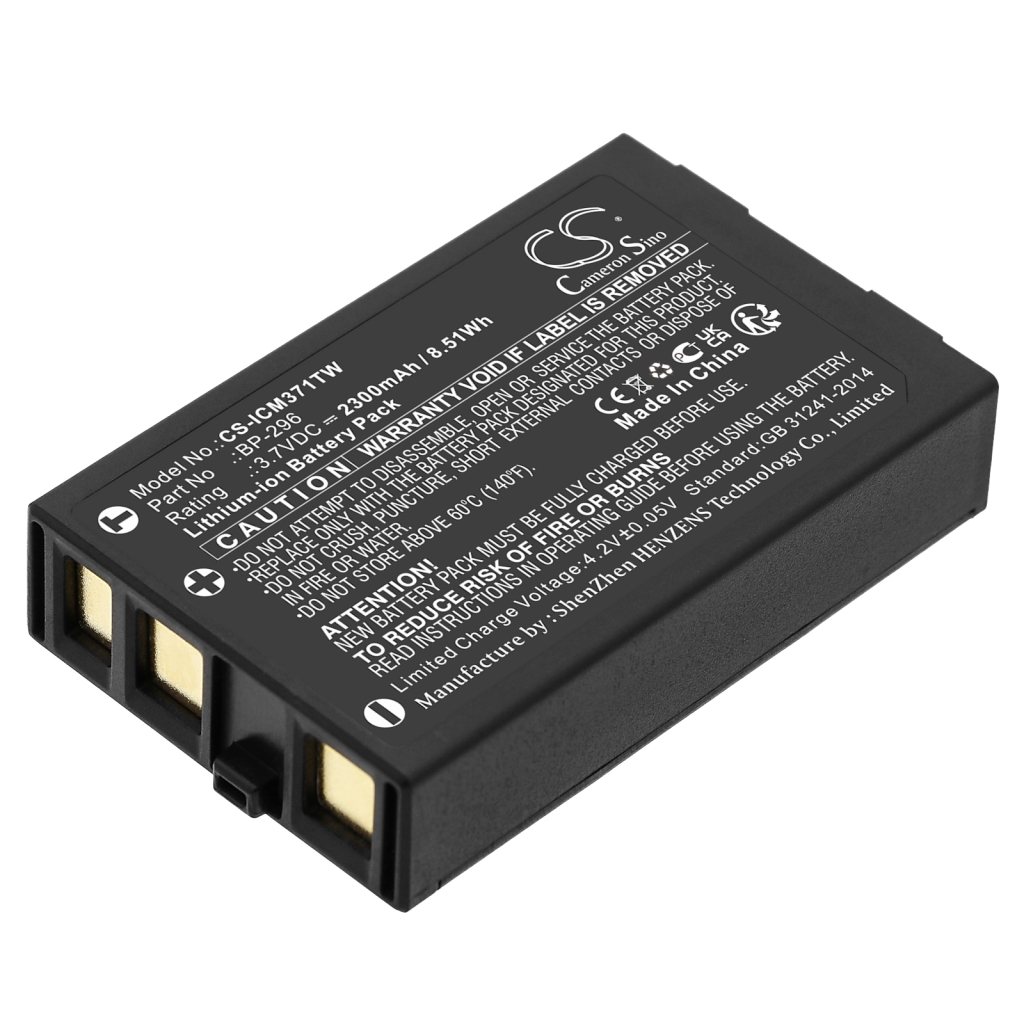 Batería de radio de dos vías Icom IC-M37
