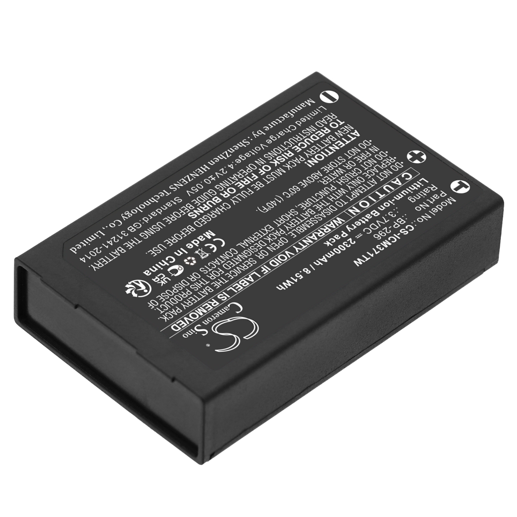 Batería de radio de dos vías Icom IC-M37