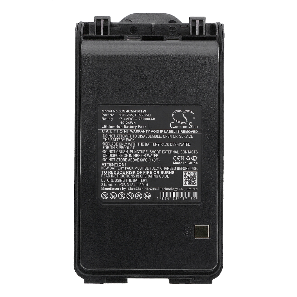 Batería de radio de dos vías Icom IC-F4003