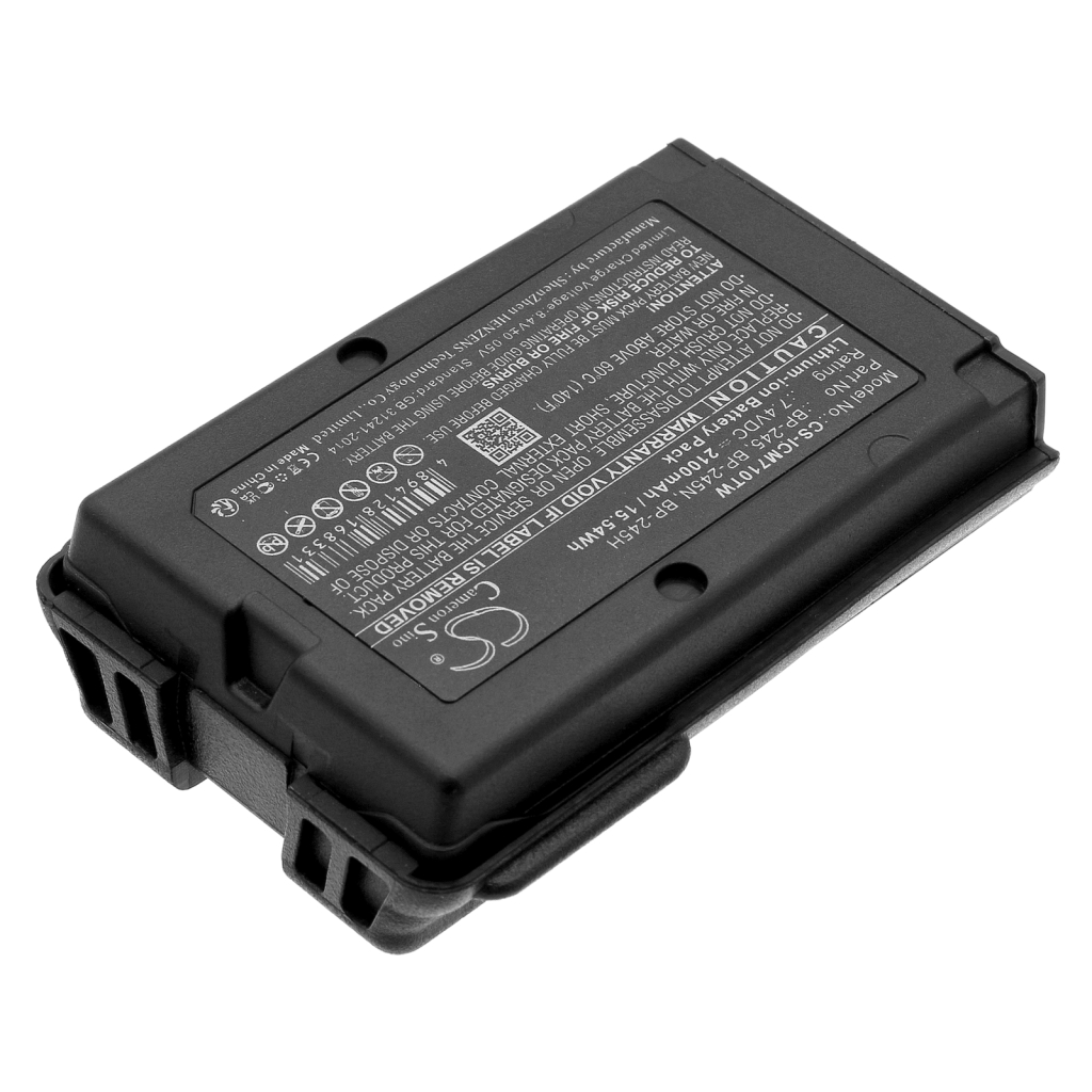 Batería de radio de dos vías Icom CS-ICM710TW