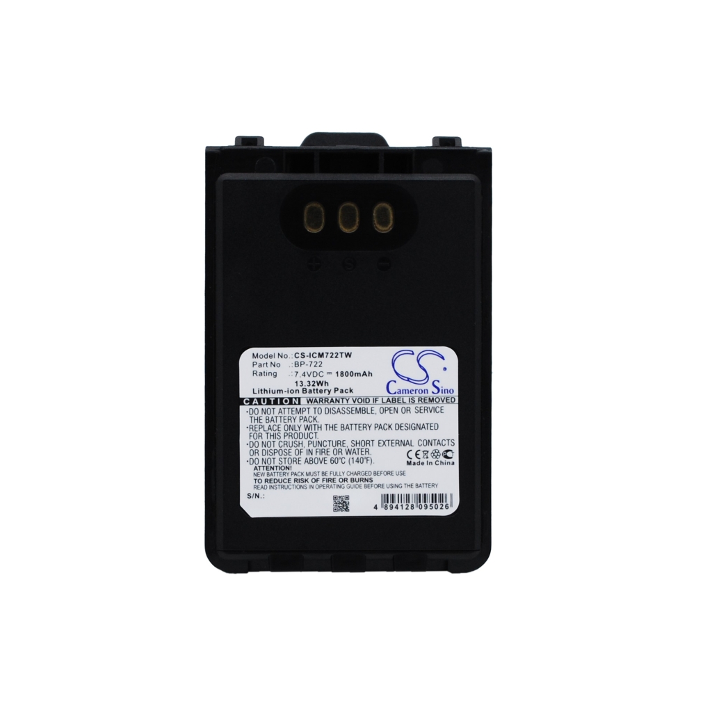 Batería de radio de dos vías Icom ID-51E