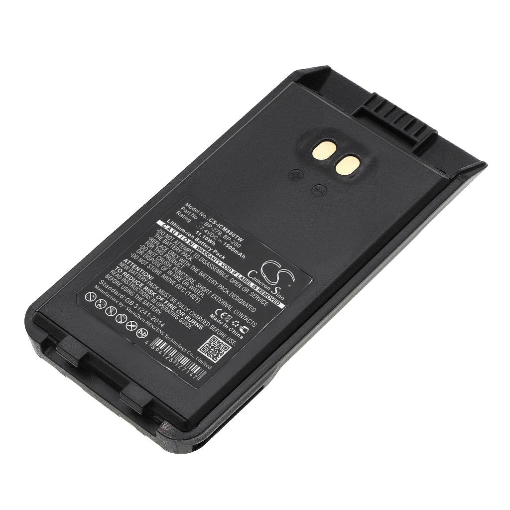 Batería de radio de dos vías Bearcom IC-F2000