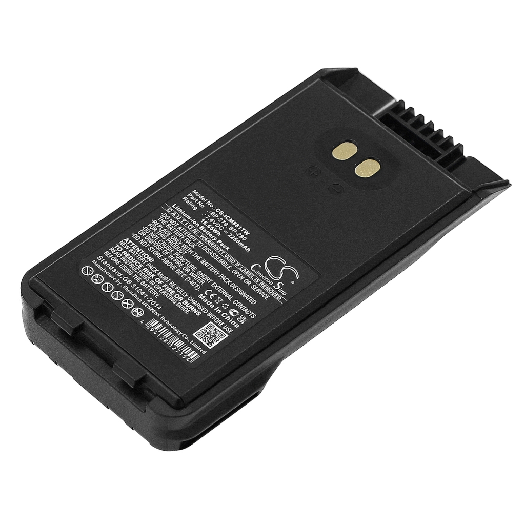 Batería de radio de dos vías Icom IC-F2000