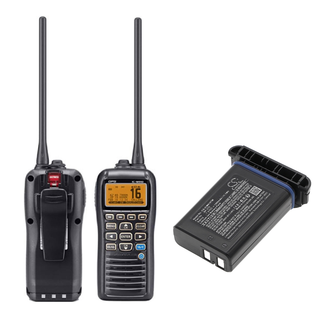 Batería de radio de dos vías Icom CS-ICM910TW