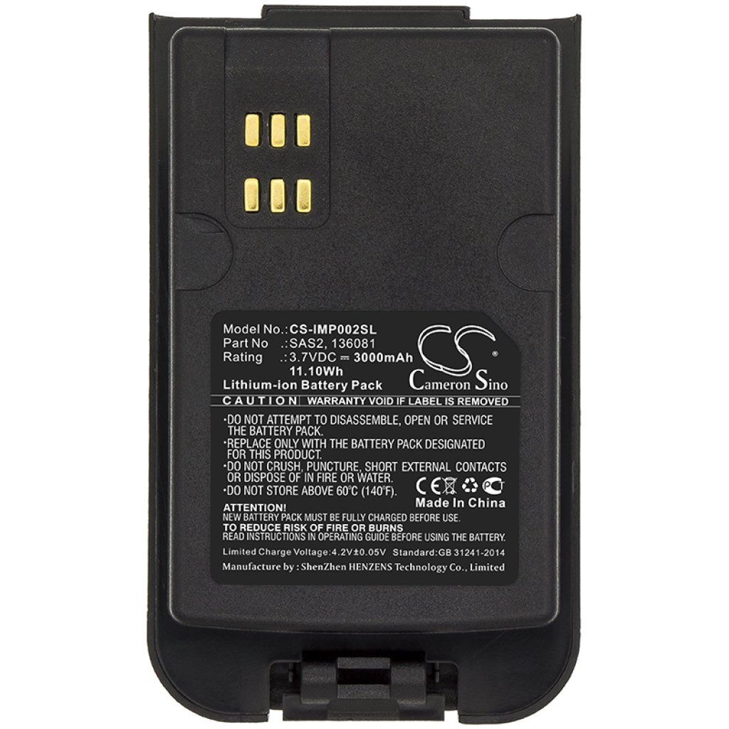 Batería del teléfono satelital Inmarsat CS-IMP002SL