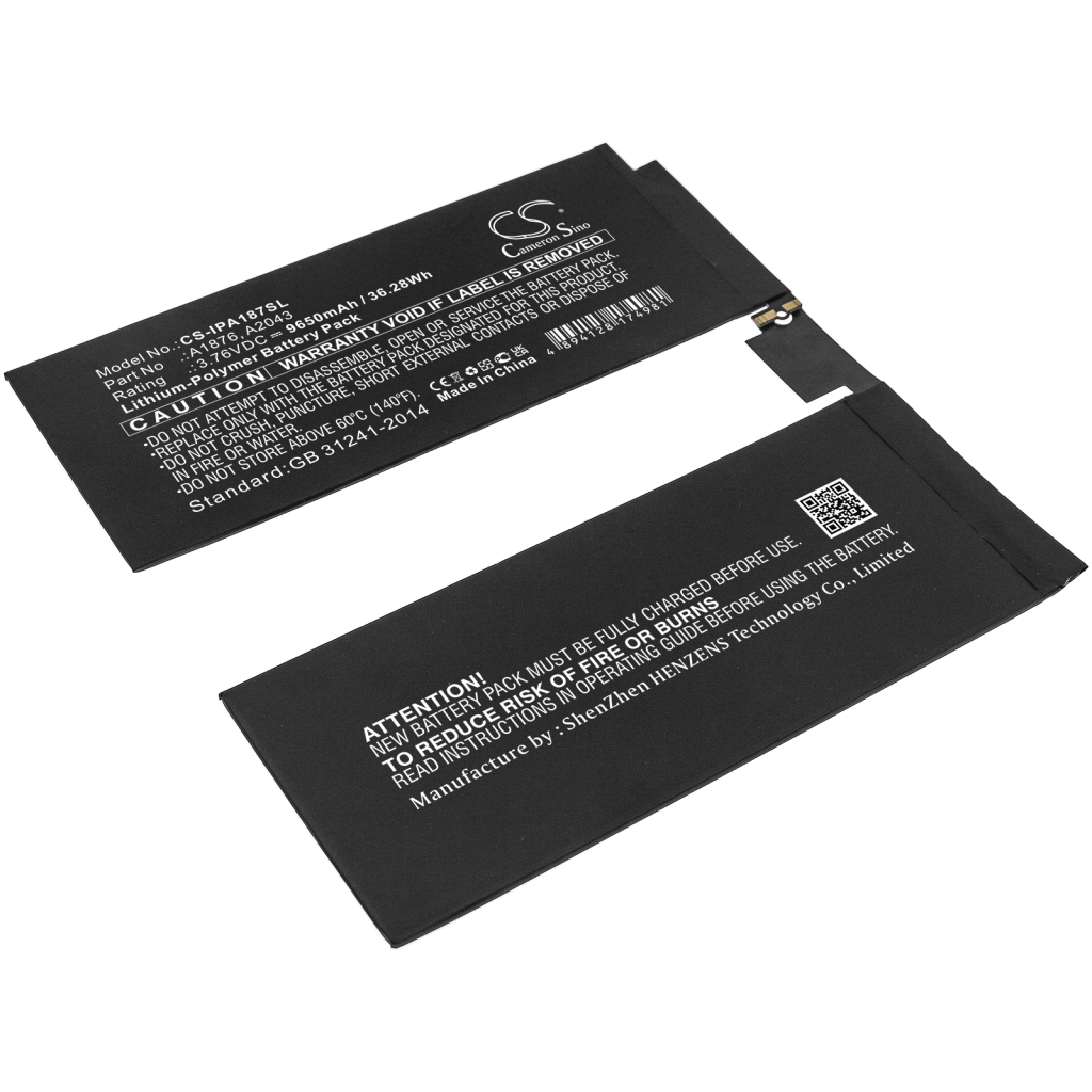 Batería de la tableta Apple CS-IPA187SL
